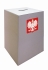 Urna kartonowa - 400 x 400 x 800 mm